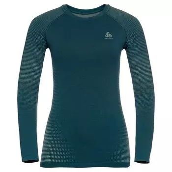 Футболка Odlo Top Crew Neck Performance Warm Ec, синий