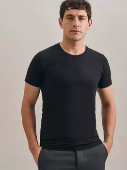 Футболка однотонная Seidensticker, черный