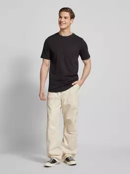 Футболка однотонного дизайна в упаковке 3 шт Jack & Jones, белый