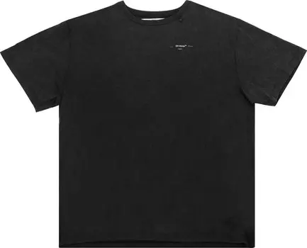 Футболка Off-White Abstract Arrows Short Sleeve Over Tee 'Black / White', черный