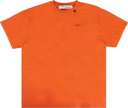 Футболка Off-White Abstract Arrows Short Sleeve Over Tee 'Orange', оранжевый