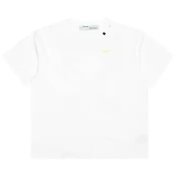 Футболка Off-White Acrylic Arrows Short Sleeve Over Tee 'White', белый