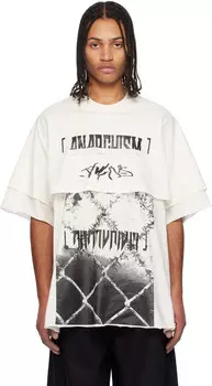 Футболка Off-White Ana-Cropped Double JD Julius