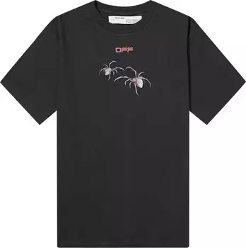 Футболка Off-White Arachno Arrow Short-Sleeve T-Shirt 'Black/Bordeau', черный