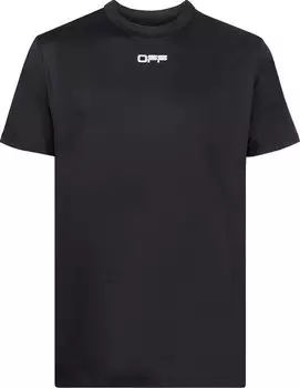 Футболка Off-White Arrow Outline Short-Sleeve Sport Tee 'Blackwhite', черный