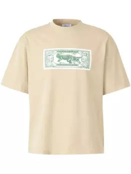 Футболка Off-White Arrow Ticket, нейтральный