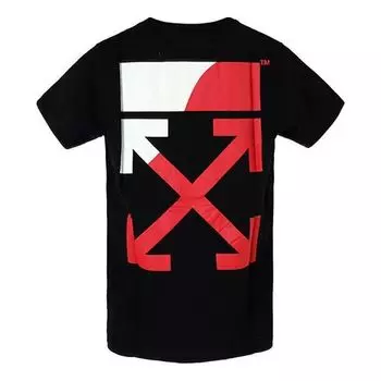 Футболка OFF-WHITE Back Arrow Printing Short Sleeve Black, черный