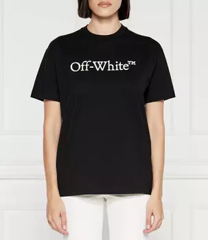 Футболка OFF-WHITE BOOKISH Relaxed fit, черный