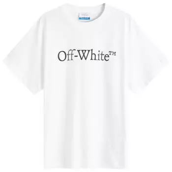 Футболка Off-White Bookish Skate T-Shirt, белый