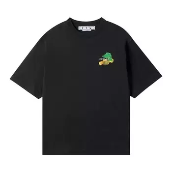 Футболка Off-White Brush Arrow Over Skate Short-Sleeve 'White/Multicolor', белый
