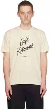 Футболка Off-White Cafe Kitsune Maison Kitsune