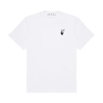 Футболка Off-White Caravaggio Lute Over Tee 'White/Multicolor', белый