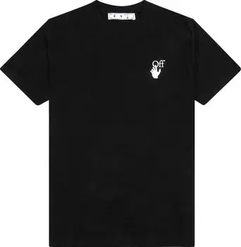 Футболка Off-White Caravaggio Lute Short-Sleeve Slim Tee 'Black', черный