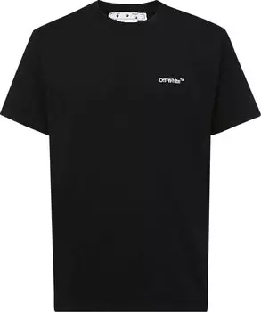 Футболка Off-White Chain Arrow Slim Short-Sleeve Tee 'Black/White', черный
