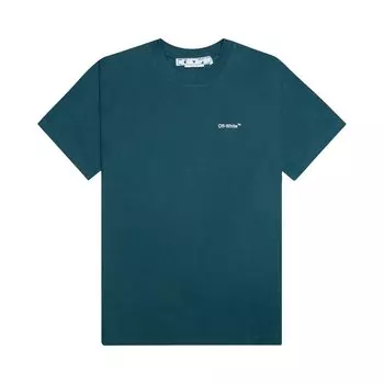 Футболка Off-White Chain Arrow Slim Short-Sleeve Tee, зеленый
