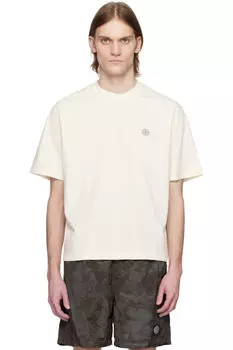 Футболка Off-White Combed Organic Cotton Jersey Stone Island