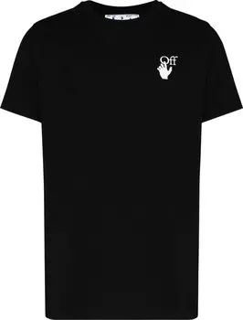 Футболка Off-White Degrade Arrow Slim Tee 'Black/Multicolor', черный