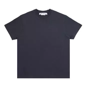 Футболка Off-White Diag Tab Over Short-Sleeve Tee Outer Space, синий