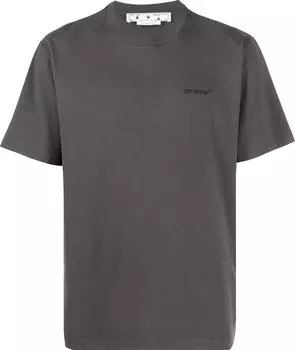 Футболка Off-White Diag Tab Vintage Slim Short-Sleeve Tee 'Black', черный