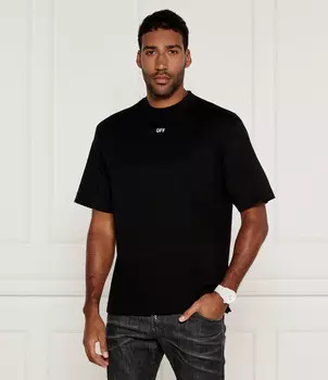 Футболка OFF-WHITE Dragon arrow skate Regular Fit, черный