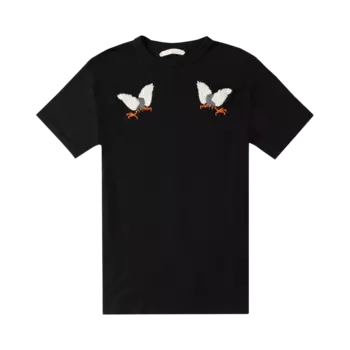 Футболка Off-White Eagle 'Black', черный