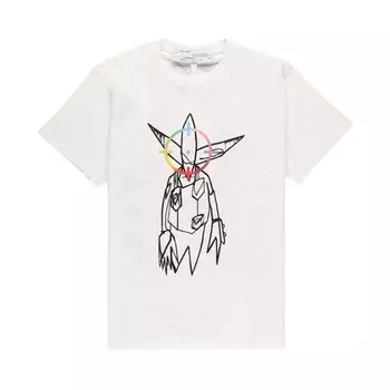 Футболка Off-White Futura Alien Over T-Shirt 'White', белый