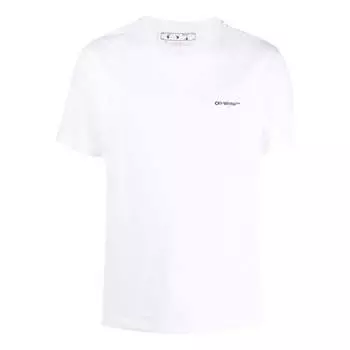 Футболка Off-White FW22 Round Neck T-Shirt 'White', белый