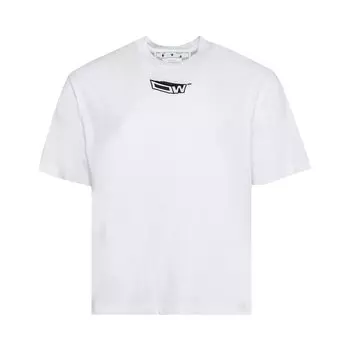 Футболка Off-White Graffiti Zine Over Skate с короткими рукавами, цвет Белый/Черный
