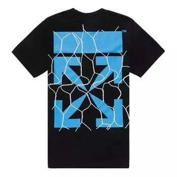 Футболка OFF-WHITE Green Fence Arrows T-Shirt Arrow Printing Short Sleeve Black, черный