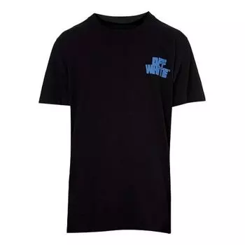 Футболка Off-White Hands Arrows Tee 'Black/Light Blue', черный