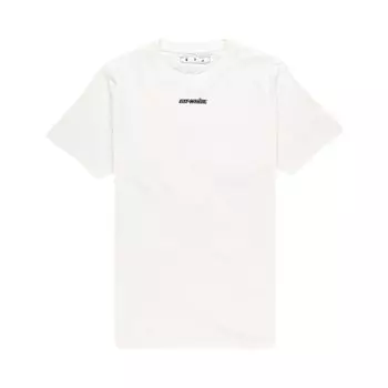 Футболка Off-White Marker Short-Sleeve Slim Tee 'White/Blue', белый