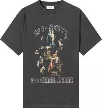 Футболка Off-White Mary Skate Short-Sleeve 'Black', черный