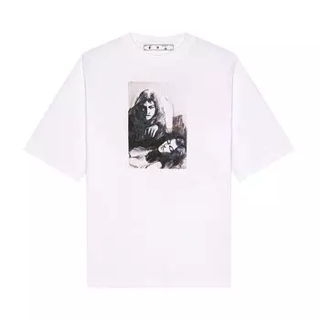 Футболка Off-White Mirko Artist Short-Sleeve Skate Tee, белый