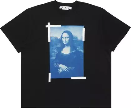 Футболка Off-White Monalisa Over Short-Sleeve Tee 'Black', черный