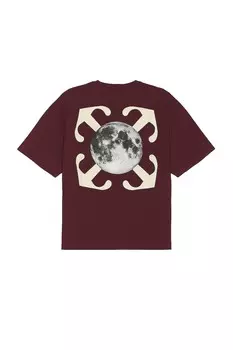 Футболка Off-White Moon Arrow Skate Short Sleeve, цвет Fig