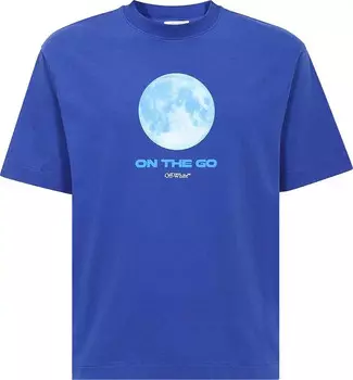Футболка Off-White Onthego Moon Skate Short-Sleeve, синий