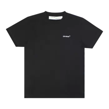 Футболка Off-White Outline Marker Arrow 'Black/White', черный