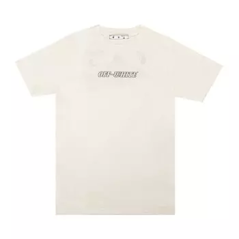 Футболка Off-White Pascal Print Slim T-Shirt 'White', белый