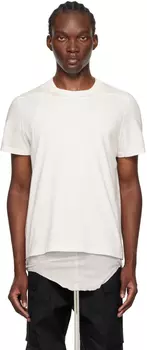 Футболка Off-White Porterville Short Level Rick Owens, Milk