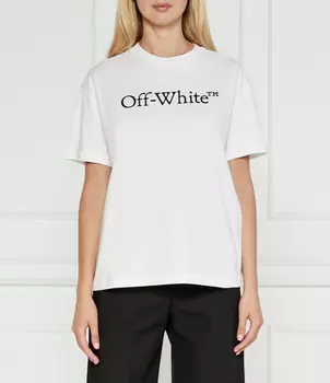 Футболка OFF-WHITE Relaxed fit, белый