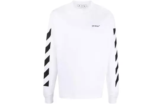 Футболка Off-White с длинным рукавом, белый