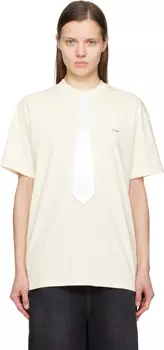 Футболка Off-White с завязкой на шее Pushbutton