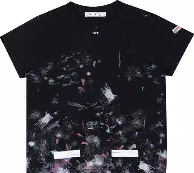Футболка Off-White Seeing Things Washed T-Shirt 'Black', черный