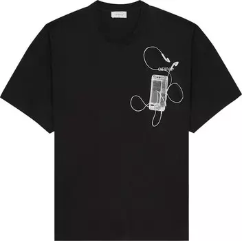 Футболка Off-White Short-Sleeve 'Black/Grey', черный