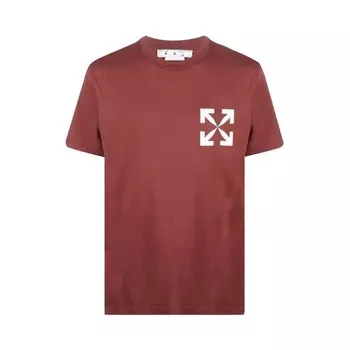 Футболка Off-White Single Arrow Slim Short-Sleeve Tee 'Barolo/White', белый