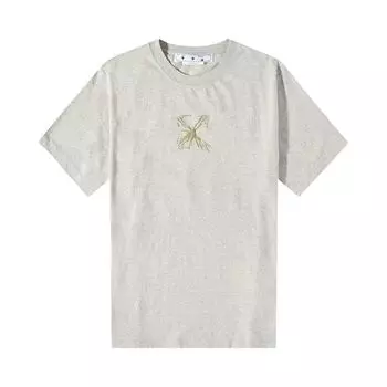 Футболка Off-White Splash Arrow T-Shirt Grey, серый