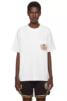 Футболка Off-White Sportsman с накладным карманом Bode