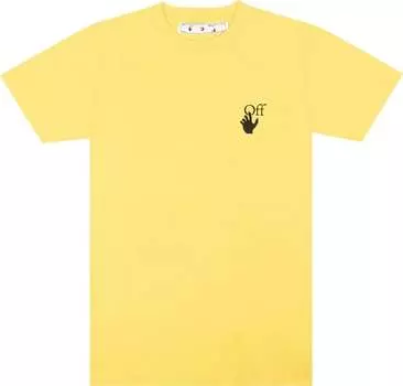 Футболка Off-White Spray Marker Short-Sleeve T-Shirt 'Yellow', желтый