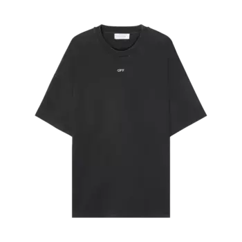 Футболка Off-White Stamp Mary Over Short-Sleeve 'Black/White', черный