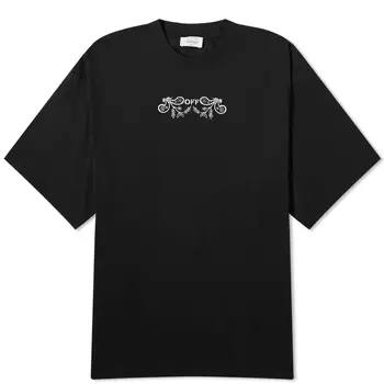 Футболка Off-white Tattoo Bandanna Arrow Skate, черный/белый